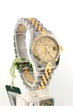 Rolex Datejust 26 Champagne Dial 18K Yellow Gold And Steel Ladies Watch 179173