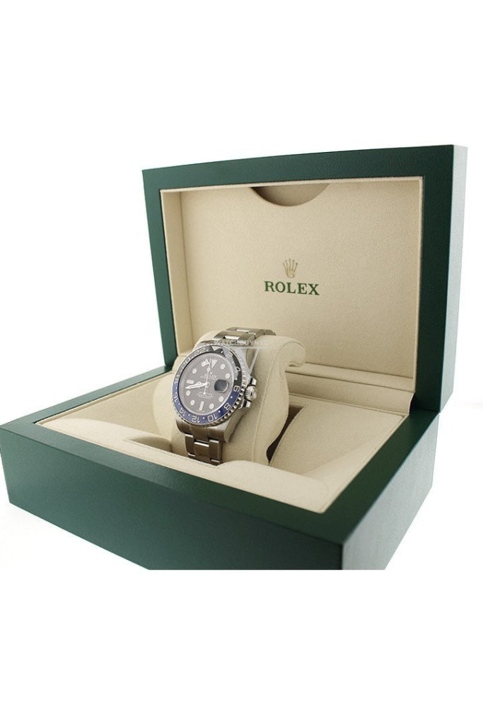 Rolex Gmt-Master Ii Batman 40 Black Dial Steel Mens Watch 116710Blnr