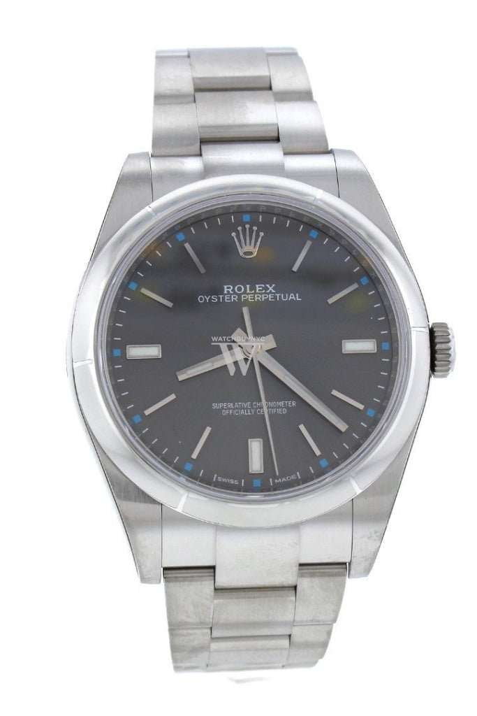Rolex oyster perpetual sales 39 black dial