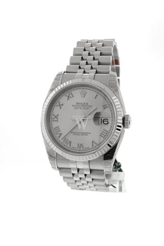 Rolex datejust rhodium 36 new arrivals