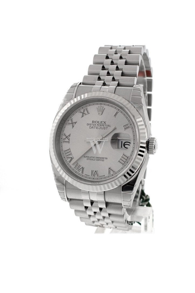 rolex datejust 36 roman numerals