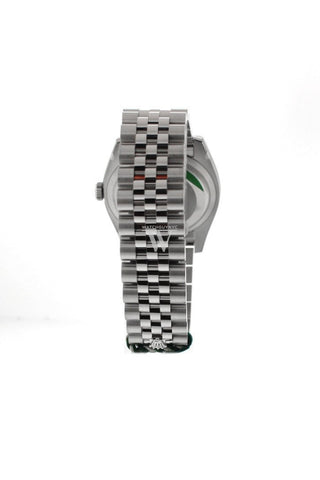 Rolex Datejust 36 Rhodium Roman Dial 18K White Gold Fluted Jubilee Unisex Watch 116234