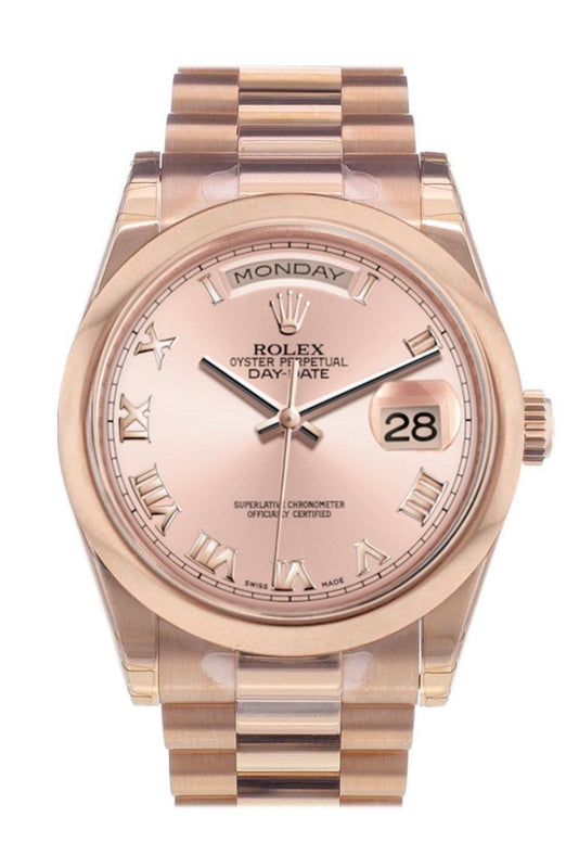 Rolex day date president rose gold deals