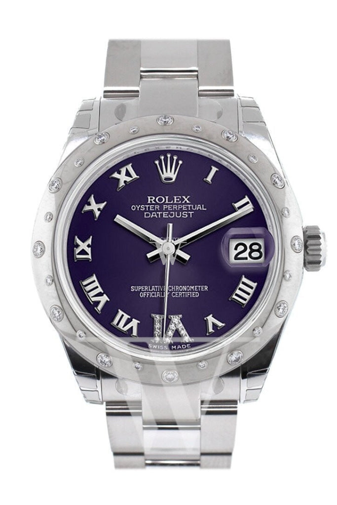 Datejust purple dial top
