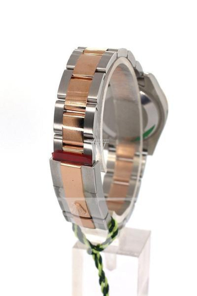 Rolex Datejust 31 Chocolate Roman Large Vi Set With Diamond Dial Bezel 18K Rose Gold Two Tone Ladies