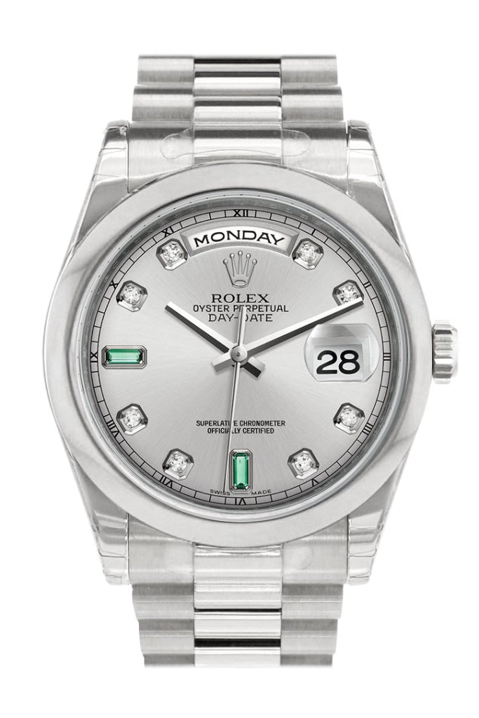 Emerald discount face rolex