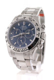 Rolex Cosmograph Daytona 40 Blue Dial White Gold Oyster Mens Watch 116509