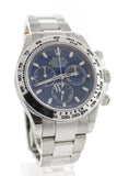 Rolex Cosmograph Daytona 40 Blue Dial White Gold Oyster Mens Watch 116509