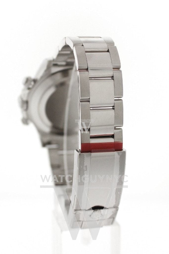 Rolex Cosmograph Daytona Black Mother Of Pearl Diamond Dial White Gold Oyster Mens Watch 116509