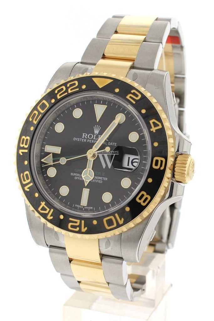 ROLEX 116713 GMT Master II 40 Steel Black Dial Men s Watch