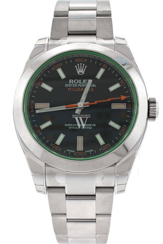 Rolex Milgauss Black Dial Stainless Steel Men s Watch 116400GV DC