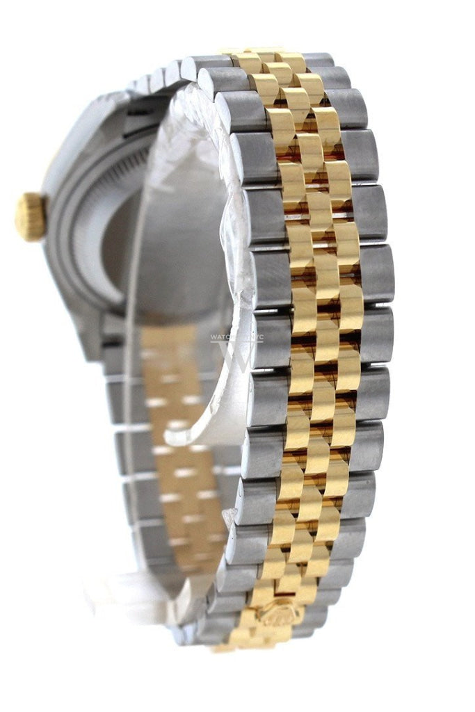 Rolex Datejust 28 Champagne Dial Fluted Yellow Gold Two Tone Jubilee Ladies Watch 279173