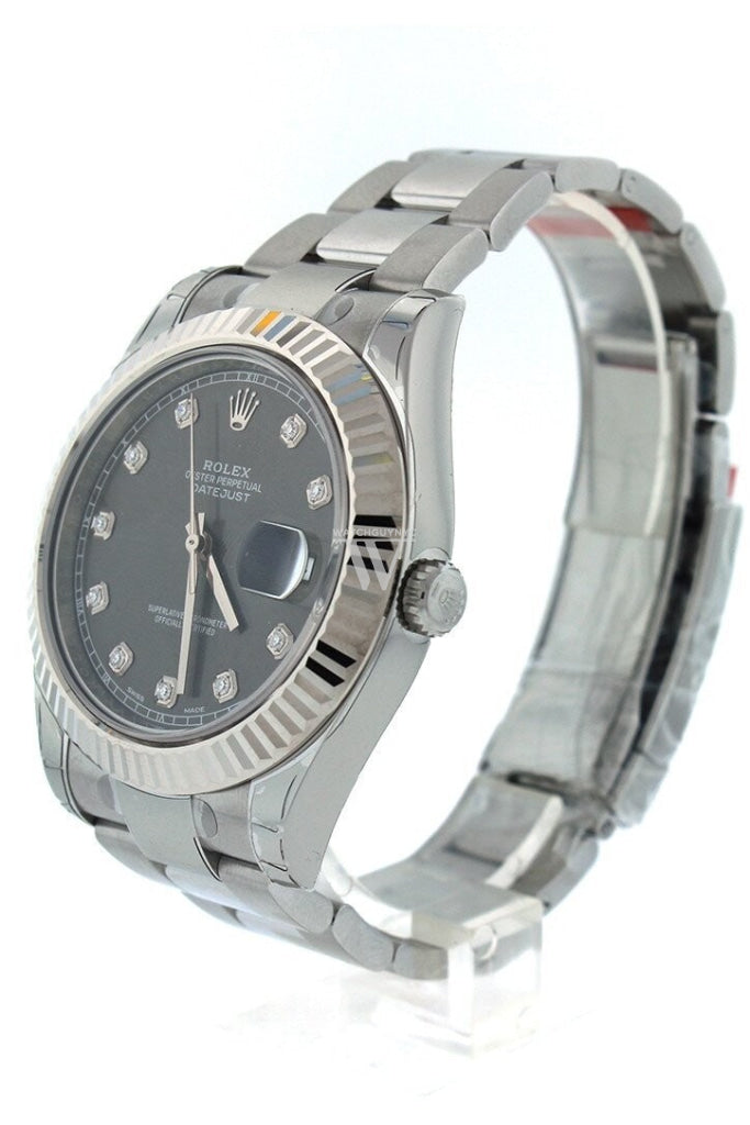 Rolex datejust 2 rhodium cheap diamond dial