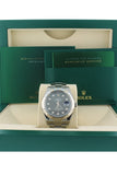 Rolex Datejust Ii 41 Rhodium Diamond Dial Mens Watch 116334
