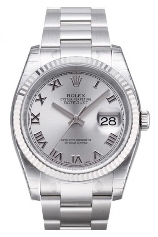 Datejust deals 36 rhodium