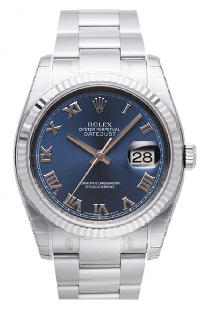 Rolex datejust blue dial price top