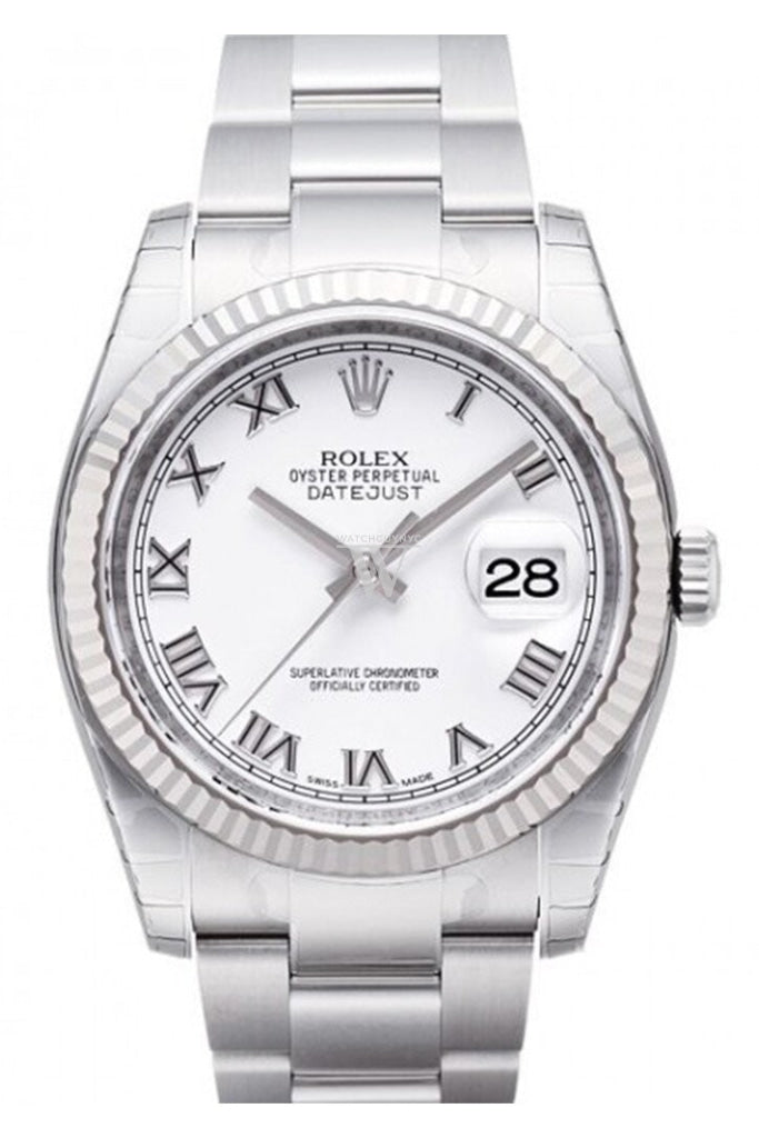Rolex 116234 top white dial