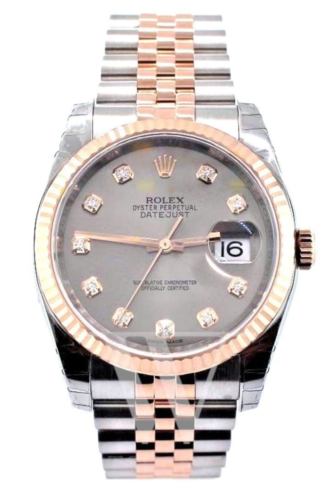 Rolex Datejust Jubilee 41mm - Rose Gold & Steel - Diamond