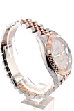 Rolex Datejust 36 Steel Set With Diamonds Dial Fluted And 18K Rose Gold Jubilee Watch 116231