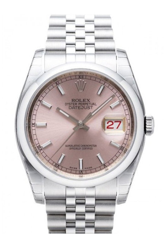 Rolex datejust clearance 36 pink dial