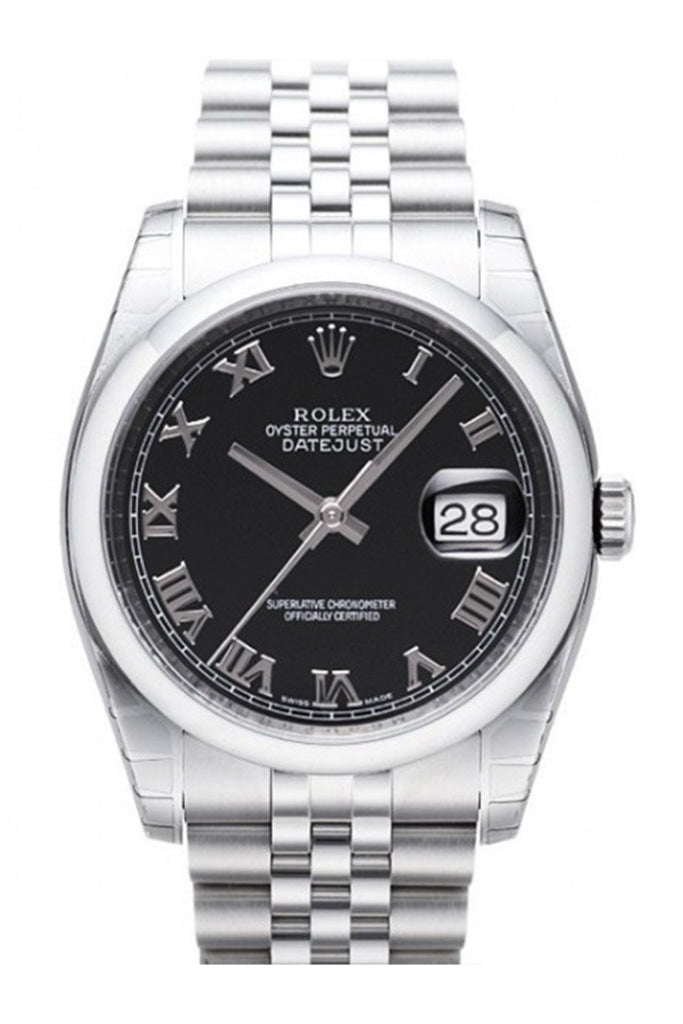 Rolex op 36 black best sale