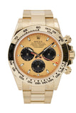 Rolex Cosmograph Daytona Champagne Dial Black Sub dials 18K Yellow Gold Oyster Men's Watch 116508