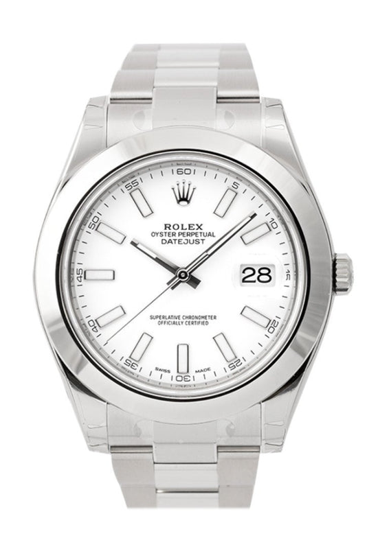 Rolex datejust 2 clearance white dial