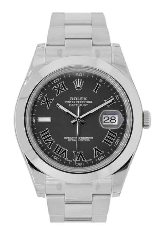 Datejust 2 black sale dial