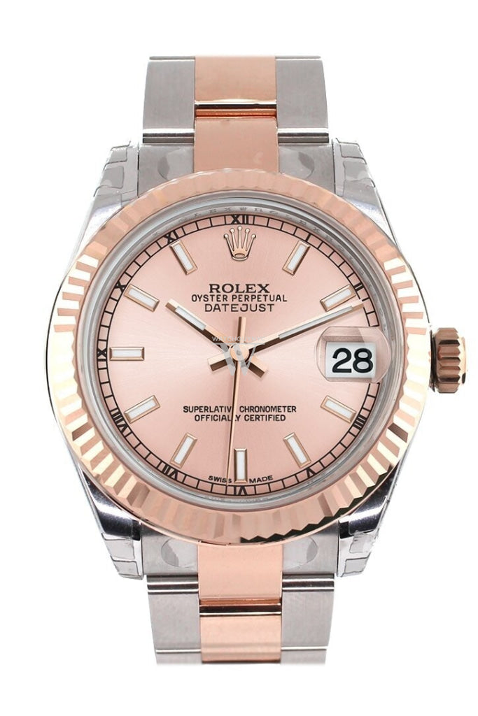 Rolex datejust 31mm deals rose gold price