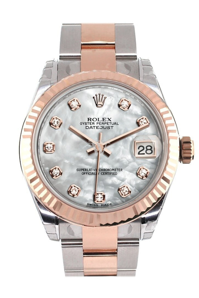 Rolex 31mm mother of on sale pearl
