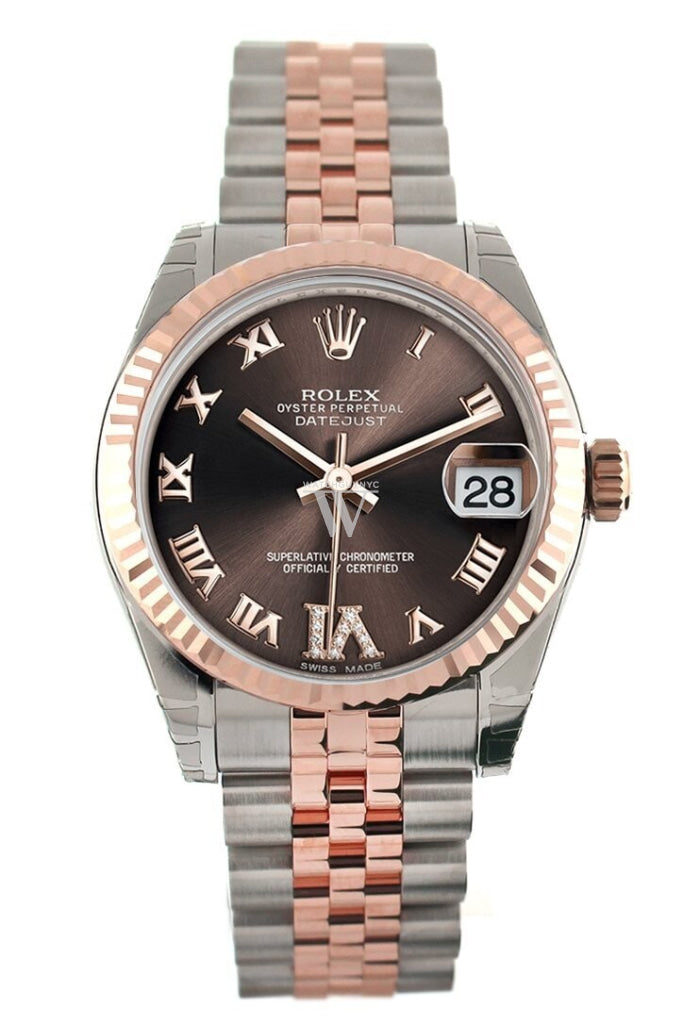 Rolex rose gold top two tone