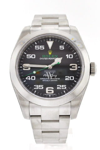 Rolex 116900 Air King Black Dial Stainless Steel Men s WatchGuyNYC