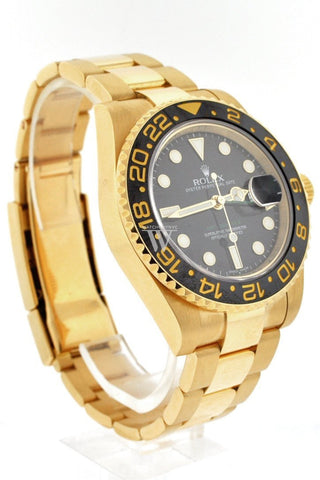 Rolex Gmt-Master Ii 40 Black Dial Stainless Steel Mens Watch 116718