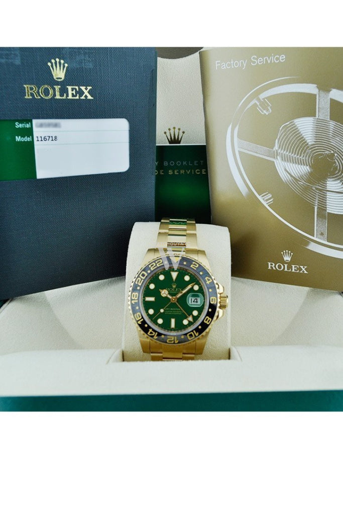 Rolex gmt master green on sale