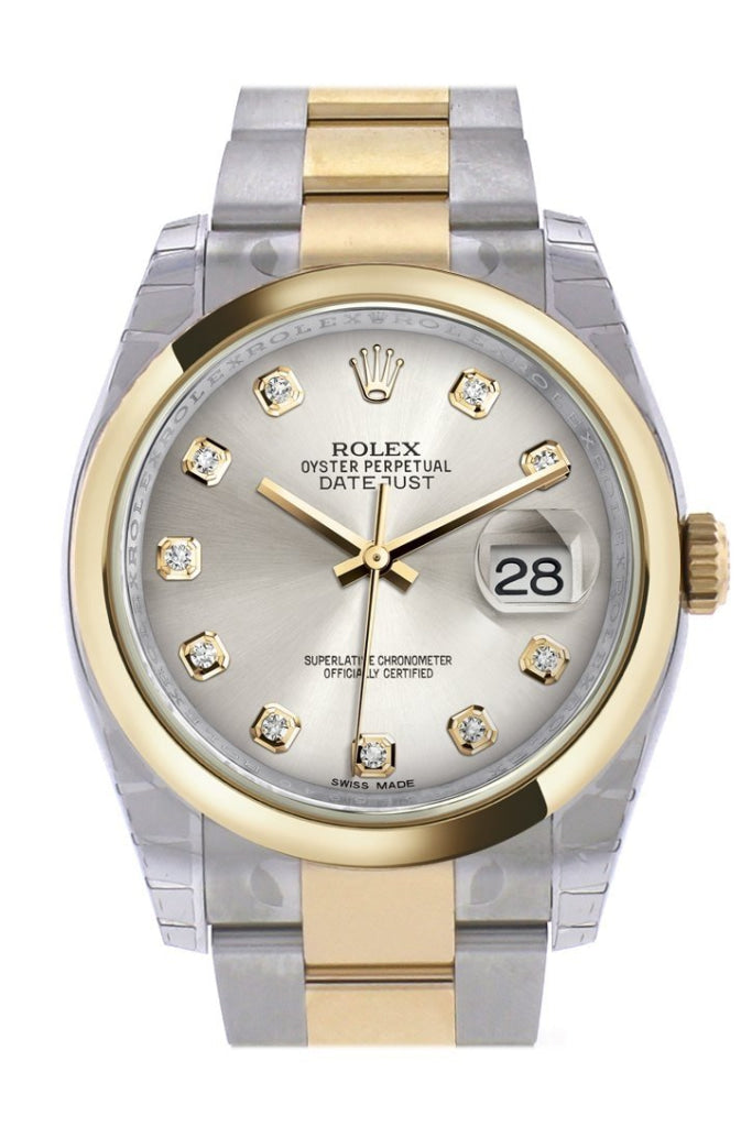 Rolex datejust 36 gold diamond best sale