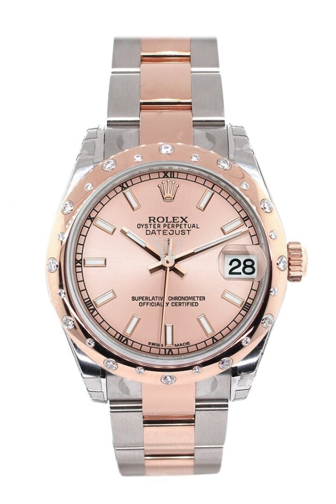 Rolex datejust 31 cheap pink dial