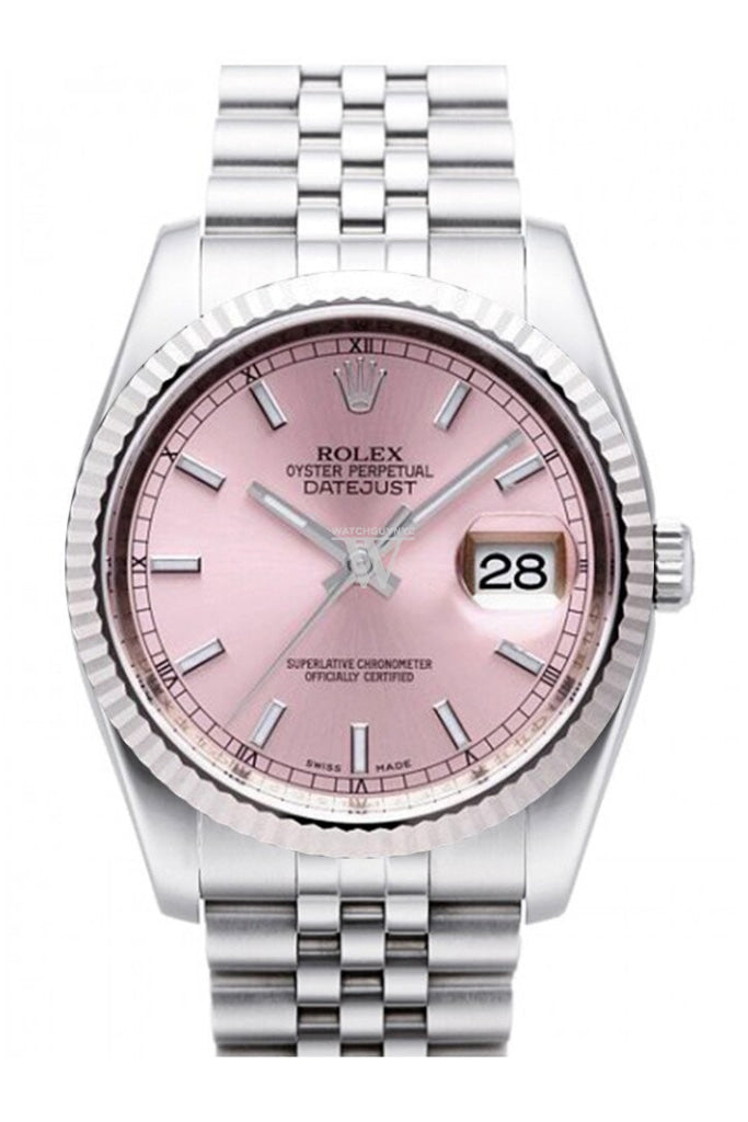 Rolex datejust new arrivals pink gold