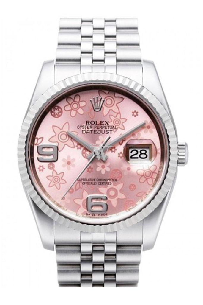 Rolex oyster perpetual pink face top