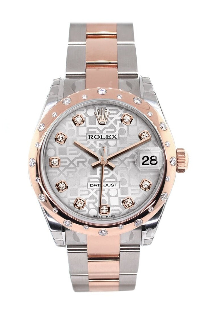 Ladies rolex silver on sale jubilee with diamonds
