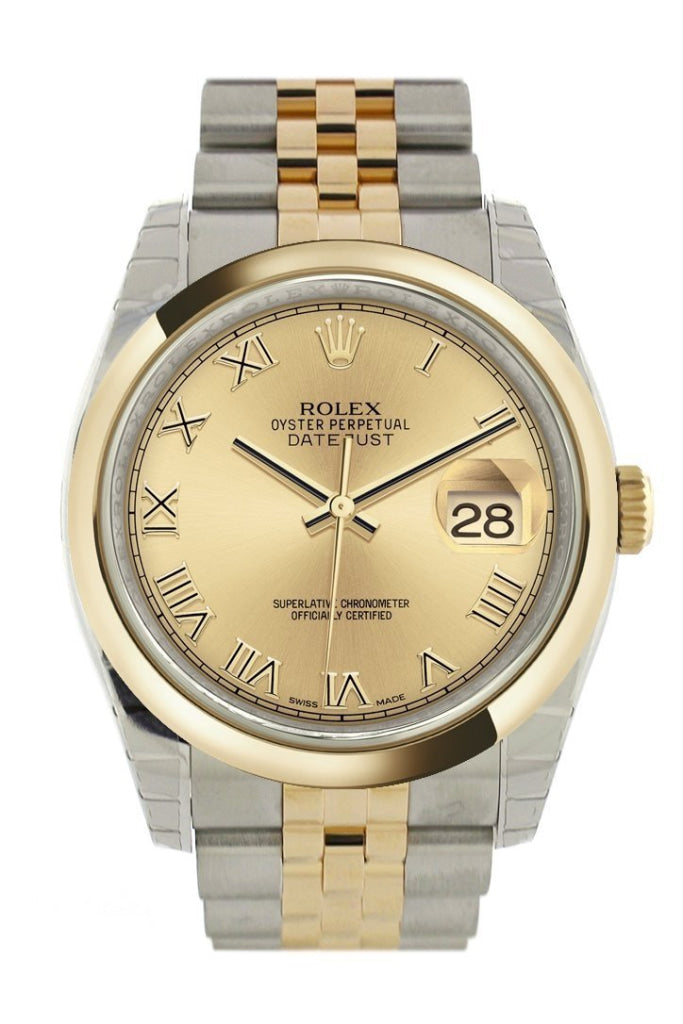 Rolex top datejust champagne