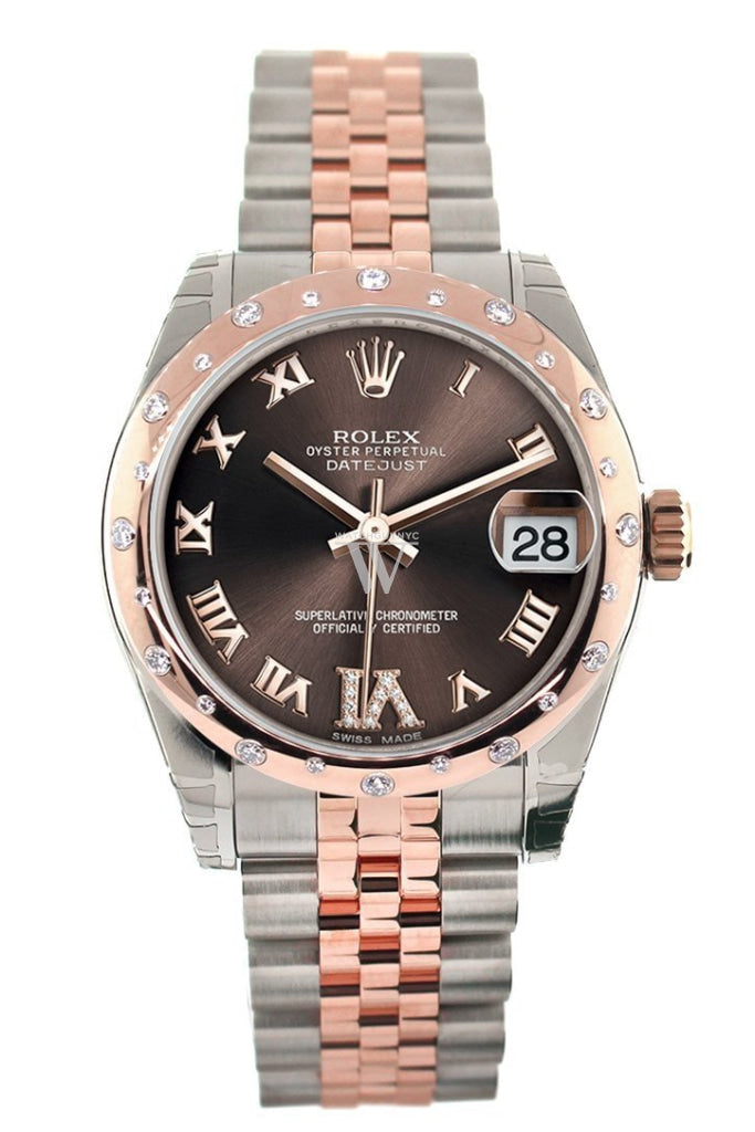 Rolex oyster outlet perpetual datejust chocolate
