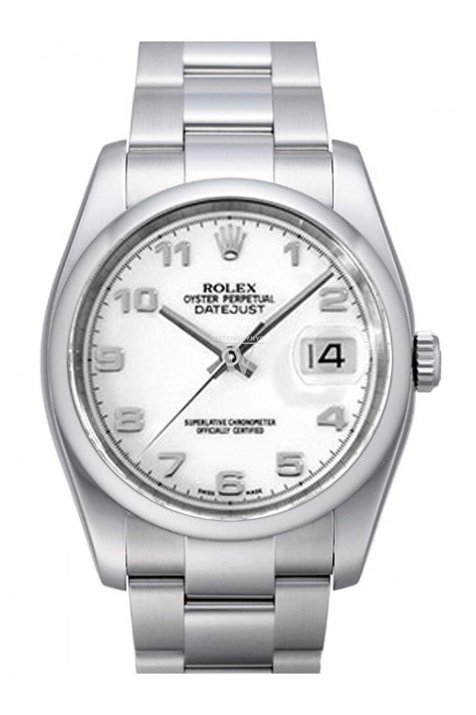 Rolex oyster perpetual 36 white dial sale