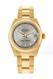 Rolex Datejust 31 Silver Dial 18K Yellow Gold Ladies Watch 178248