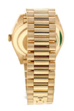 Rolex Day-Date 40 Champagne Baguette Dial Diamond Bezel 18K Yellow Gold President Automatic Mens