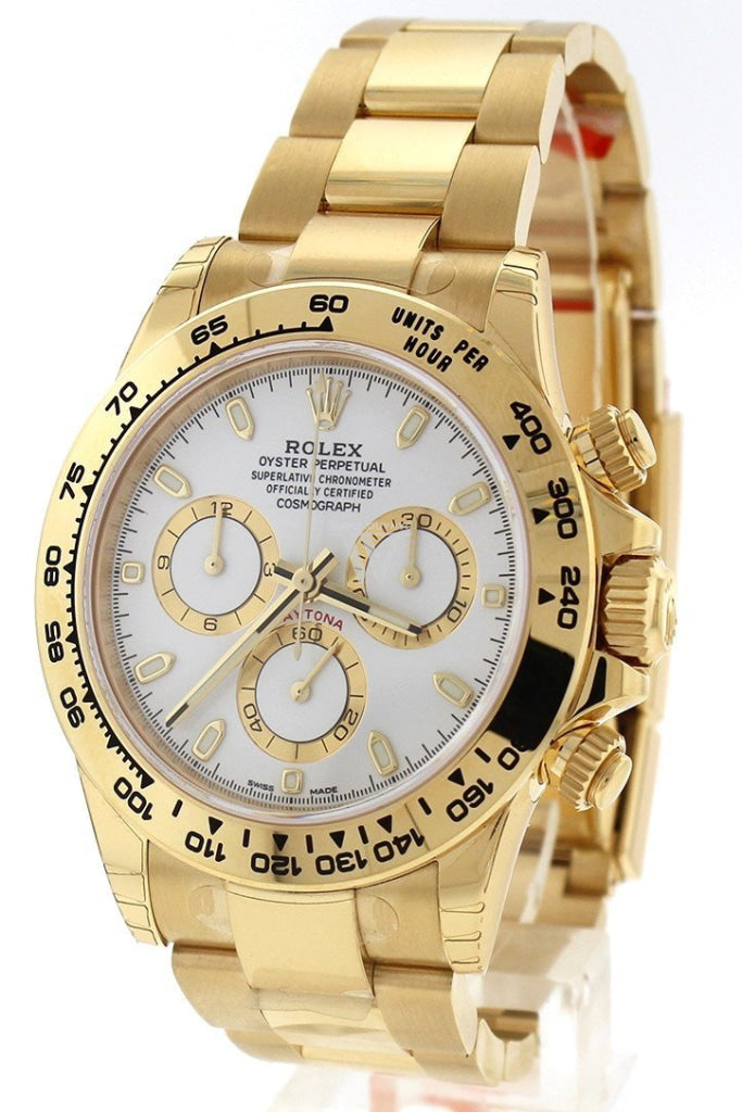 Rolex 24 on sale carat gold watch