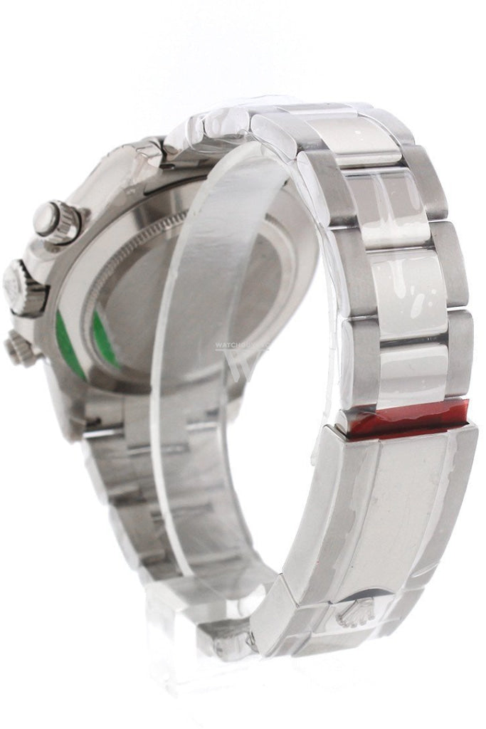 Rolex Cosmography Daytona Black Arabic Dial Oyster Bracelet 18K White Gold Mens Watch 116509