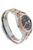 Rolex Datejust 36 Black Roman Dial Steel And 18K Rose Gold Mens Ladies Watch 116231