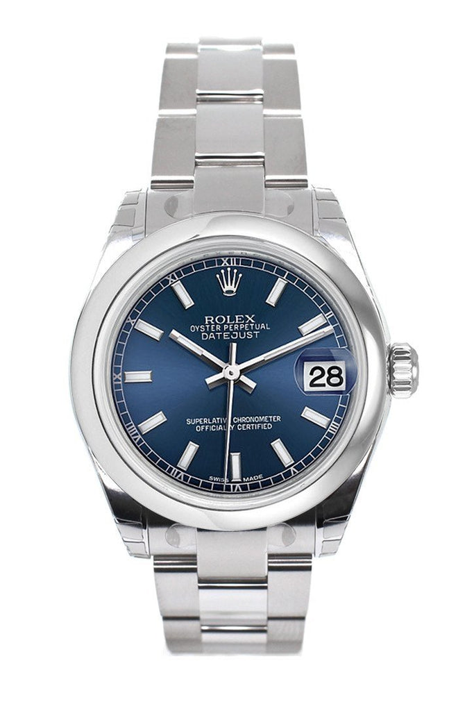 Rolex Datejust 31 Blue Dial Steel Ladies Watch 178240