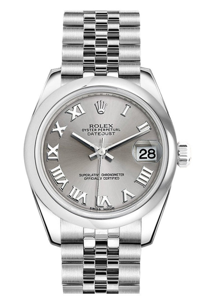 Rolex datejust clearance rhodium roman dial