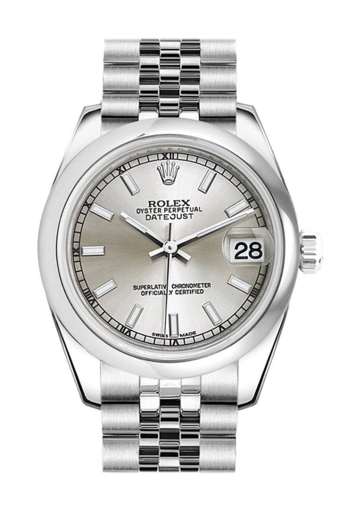 Rolex datejust 31 cheap silver dial